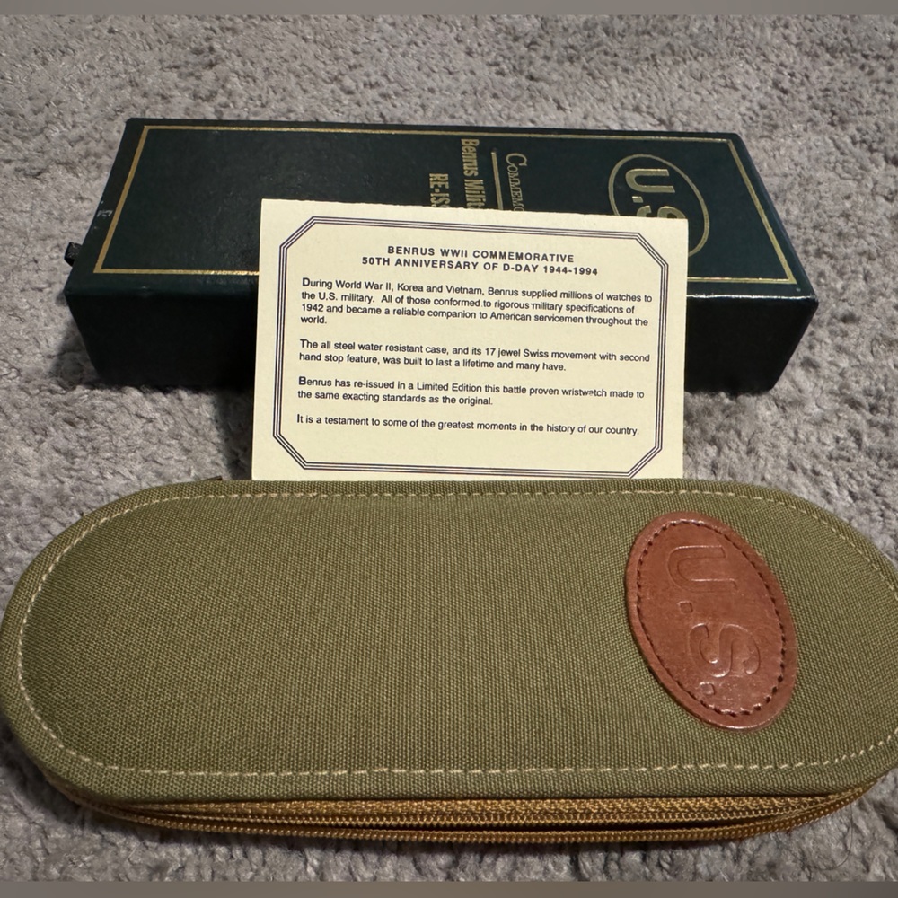 WWII US Commemorative Benrus Military Watch